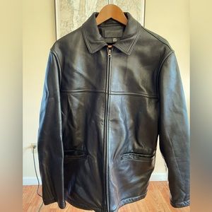 J crew leather jacket